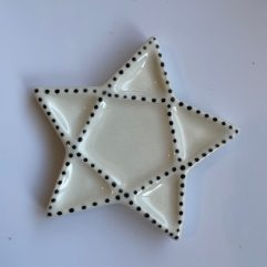 6 wells Star ceramic palette