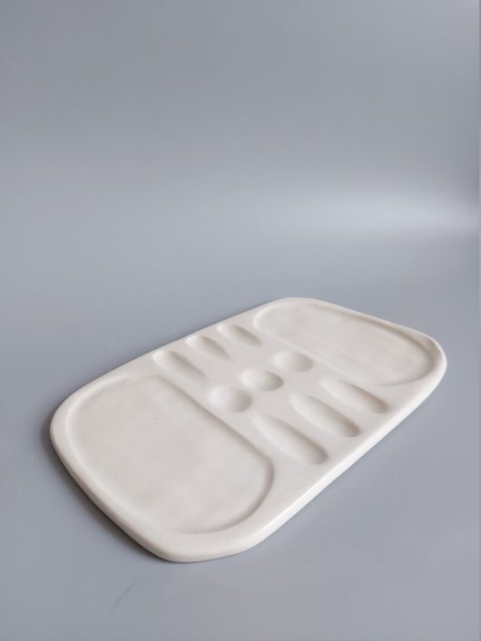 handmade ceramic palette for professionals